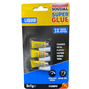 SOUDAL SUPER GLUE LIQUID X3 1G